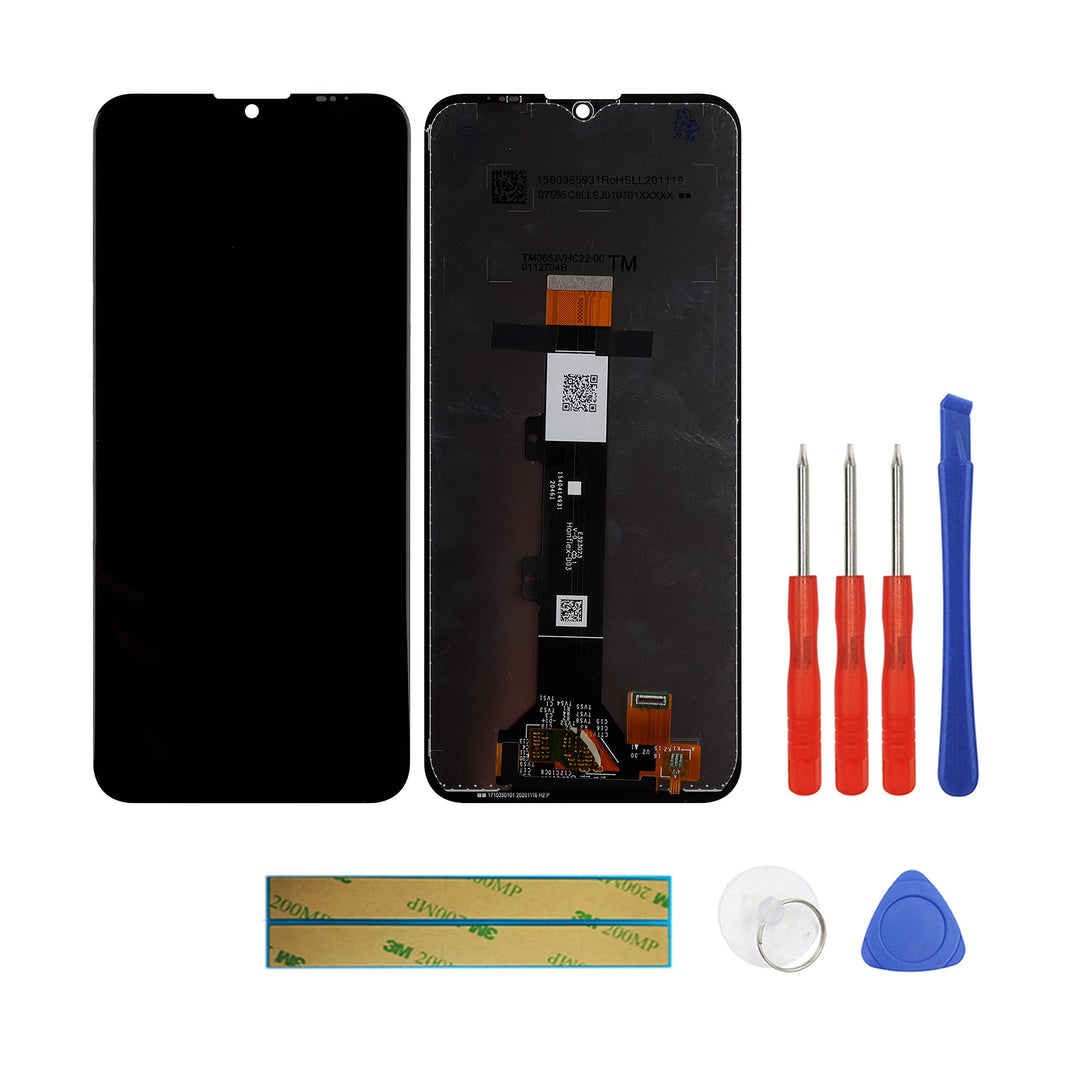 SWARK LCD Display Kompatibel mit Moto G30 XT2129-1, XT2129-2, PAML0000IN (Schwarz ohne Rahmen) Touch