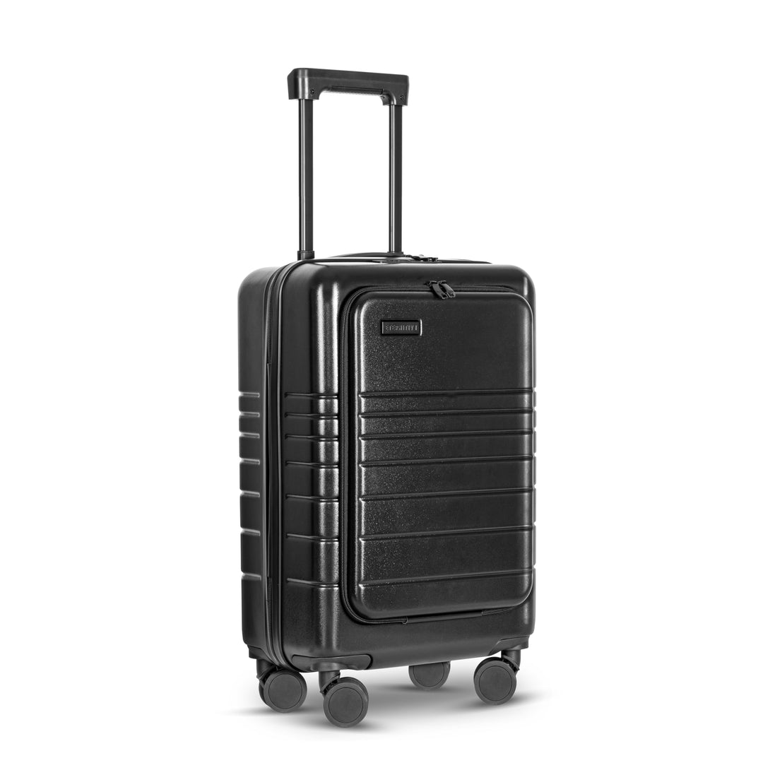 ETERNITIVE - Koffer I Reisekoffer aus ABS I Rollkoffer I Reisetrolley Leicht mit Doppelrollen 360° I