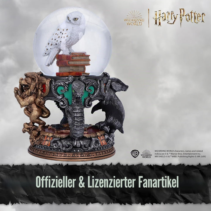 Nemesis Now Offiziell lizenzierte Harry Potter Hedwig Schneekugel, Mehrfarbig, 18,5 cm
