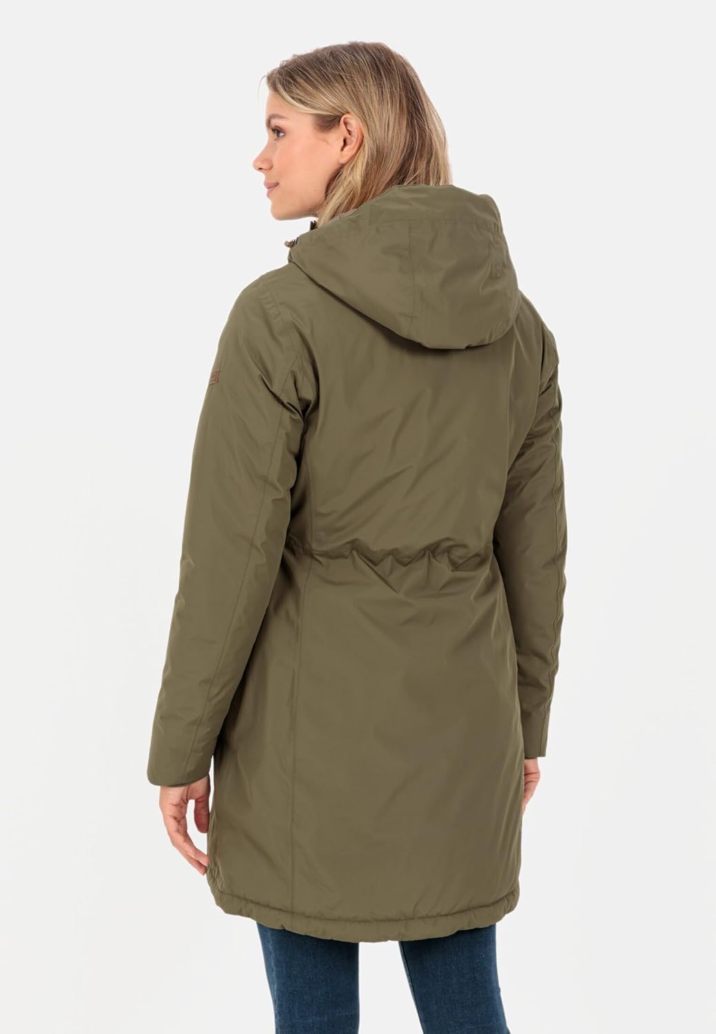 camel active Damen teXXXactive® Funktionsmantel aus recyceltem Polyester 34 Grün, 34 Grün