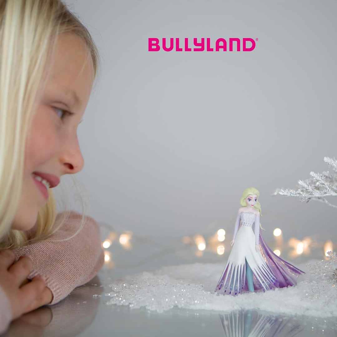 Bullyland 13414 - Spielfiguren Jubiläums-Set Prinzessin Elsa, Anna, Salamander Bruni, Kristoff und S