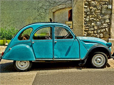 CALVENDO Puzzle Citroën 2CV - die Ente 1000 Teile Lege-Grösse 64 x 48 cm Foto-Puzzle Bild von Peter