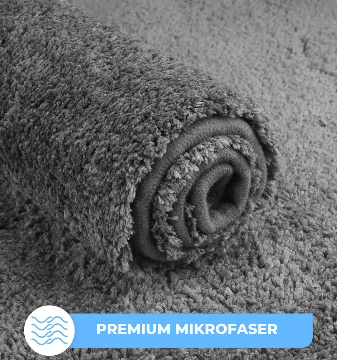 Sentidos Badematte Badteppich rutschfeste,weicher Badezimmerteppich Wasserabsorbierend maschinenwasc
