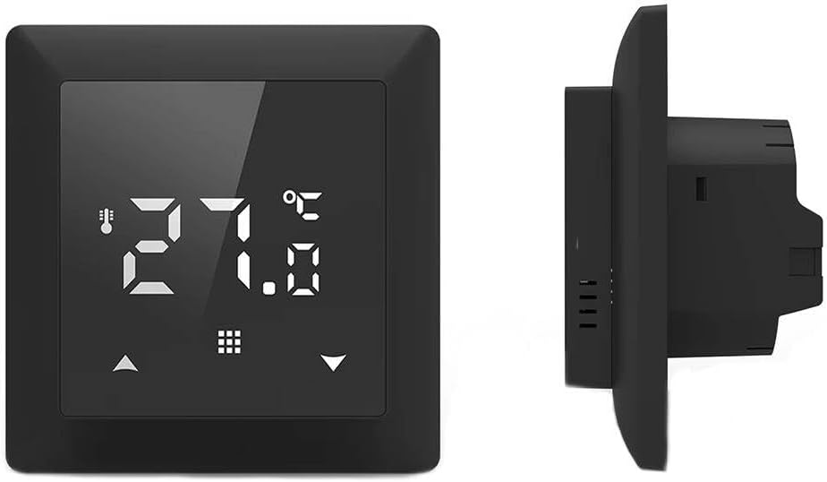 Sone Smart One Zigbee 3.0 Thermostat Fussbodenheizung Schwarz – Tuya Smart Home, Raumthermostat mit