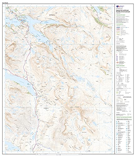 Assynt and Lochinver (OS Explorer Active Map, Band 442), Karte