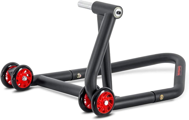 ConStands - Motorrad Montageständer für Ducati Multistrada 1200 10-17 Schwarz Hinterrad Einarmstände