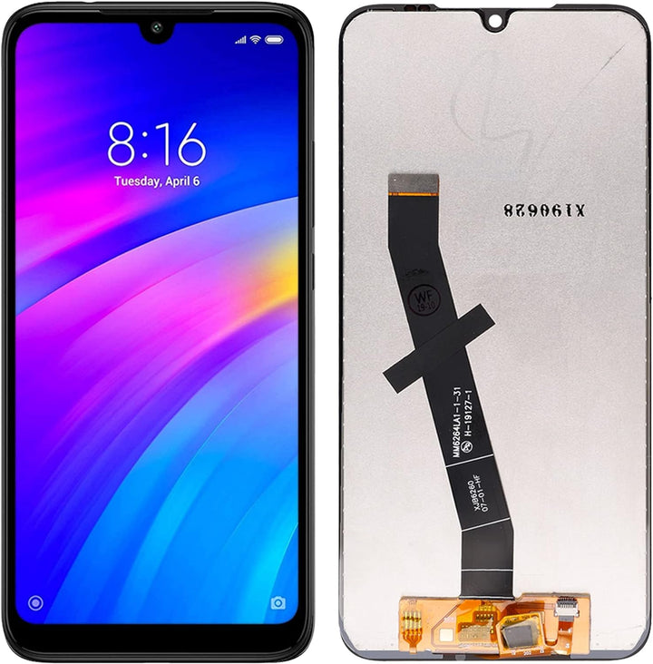 SwarKing LCD Display kompatibel mit Redmi 7 Touch Screen Digitizer (Schwarz ohne Rahmen) Ersatzteile
