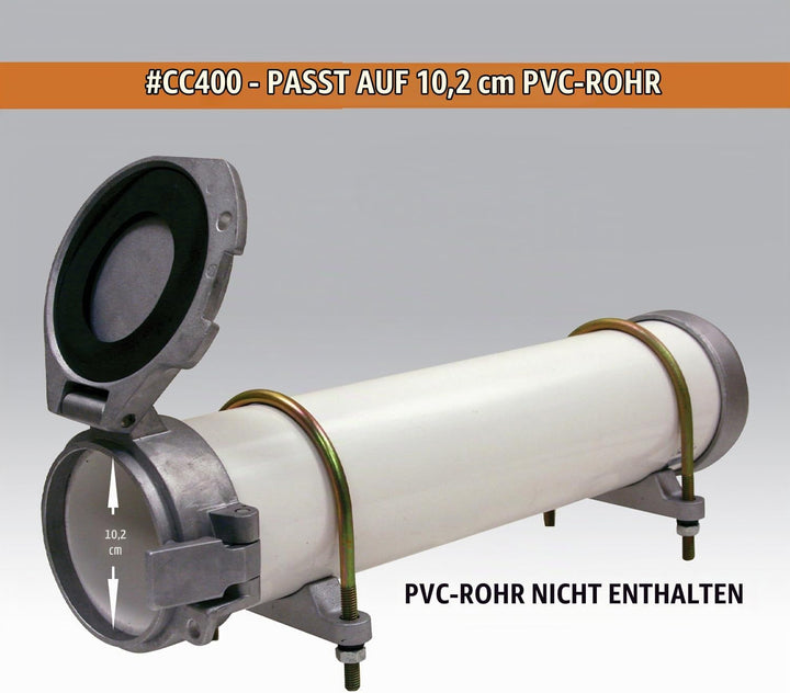 Buyers Products CC400 PVC-Rohrträger-Set, 10,2 cm Durchmesser, Montagezubehör im Lieferumfang enthal