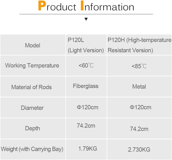 GODOX P120L - 120 cm Parabol-Softbox 120cm