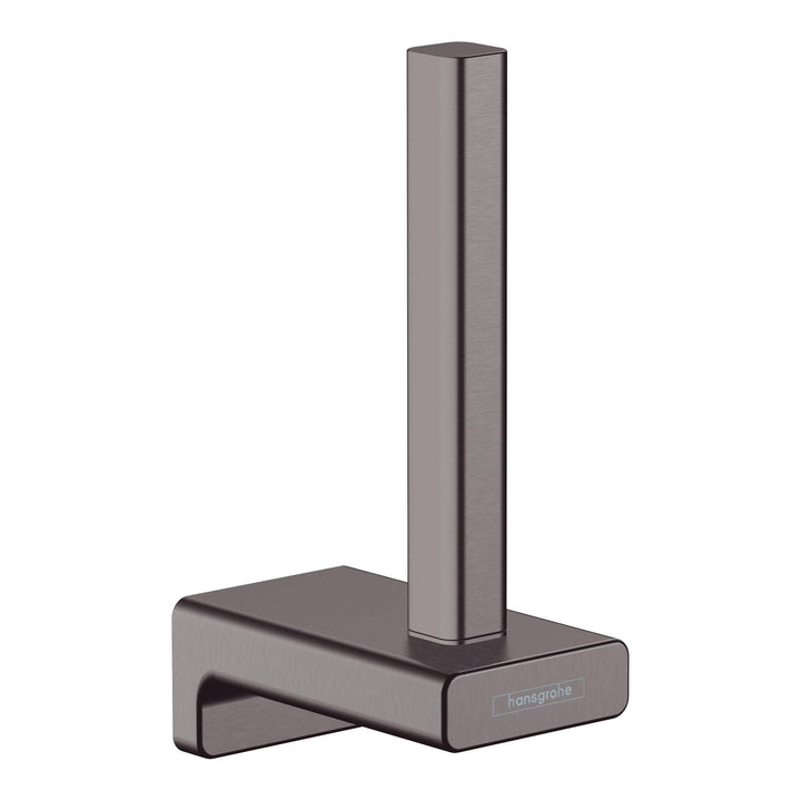 hansgrohe Ersatz-Toilettenpapierhalter AddStoris, Ersatzpapierrollenhalter Brushed Black Chrome 1 Ro