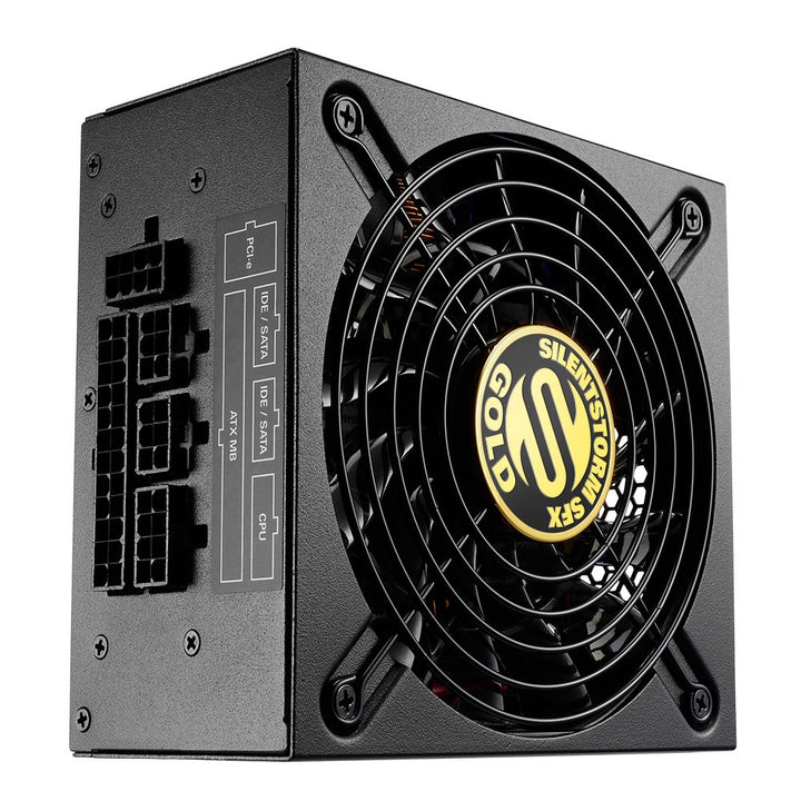 Sharkoon SilentStorm SFX Gold PC-Netzteil (500 Watt, SFX, Kabelmanagement)