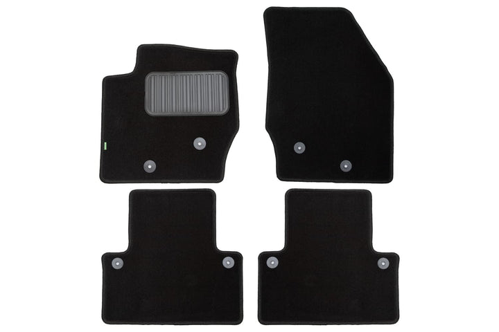 Passgenaue Textile Fussmatten KLEVER Designed für Volvo XC90 at 2002-2015, SUV., 4 TLG.