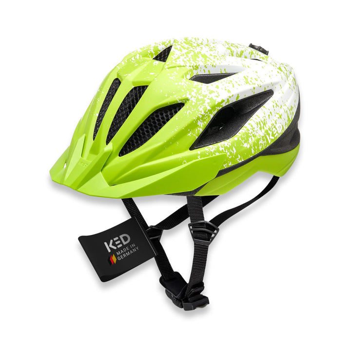 Street Jr Pro Kinder- und Jugend-Fahrradhelm mit LED Rücklicht, 300g, Made in Germany, Maxshell-Tech