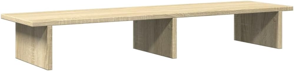 vidaXL Monitorständer, Schreibtischaufsatz für 2 Monitore, Unterbau Bildschirm Laptop Ständer, Tisch