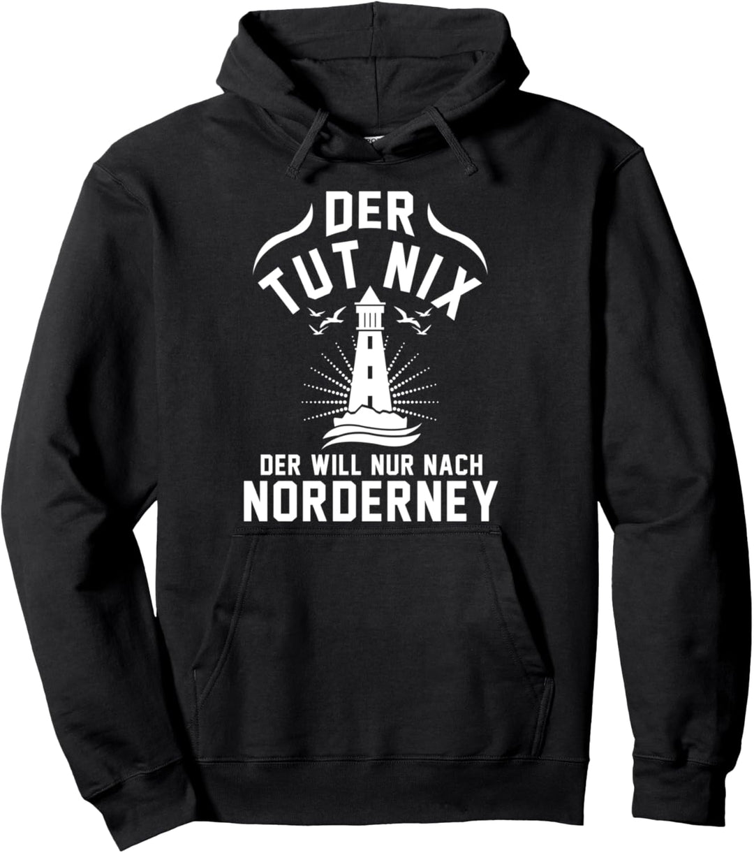 Norderney Nordsee Urlaub Reise Tourist Leuchtturm Sommer Pullover Hoodie
