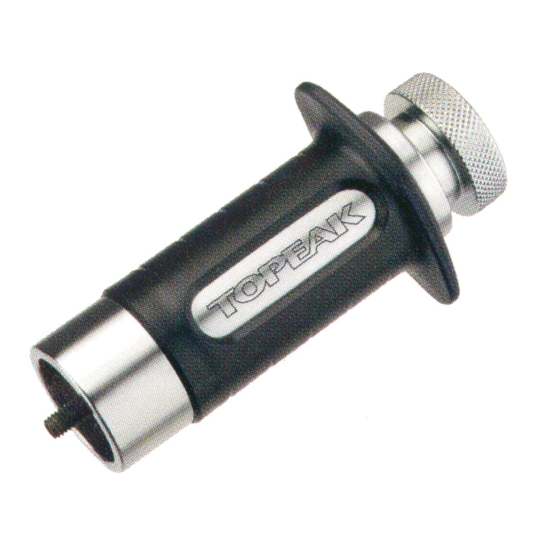 Topeak Unisex – Erwachsene Threadless Nut Setter Miniwerkzeuge, Silber-Schwarz, 11,7cm