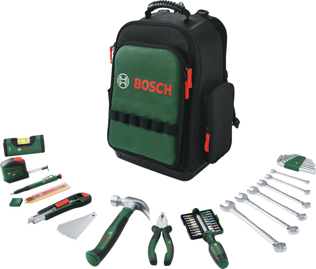 Tool Backpack Set 60-Piece Werkzeugrucksack + 60-tlg. Set, Werkzeugrucksack + 60-tlg. Set