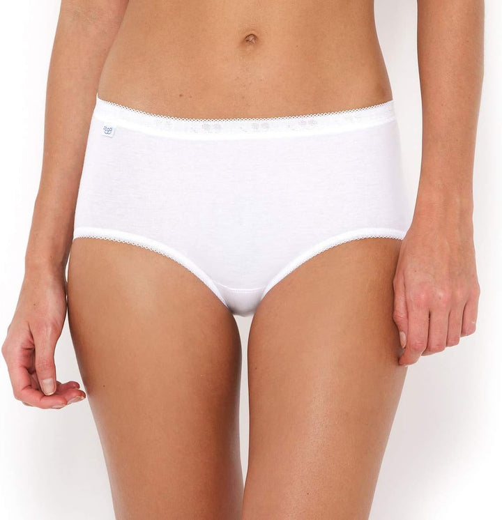 Sloggi Damen Slip (4er Pack) 48 Weiss, 48 Weiss