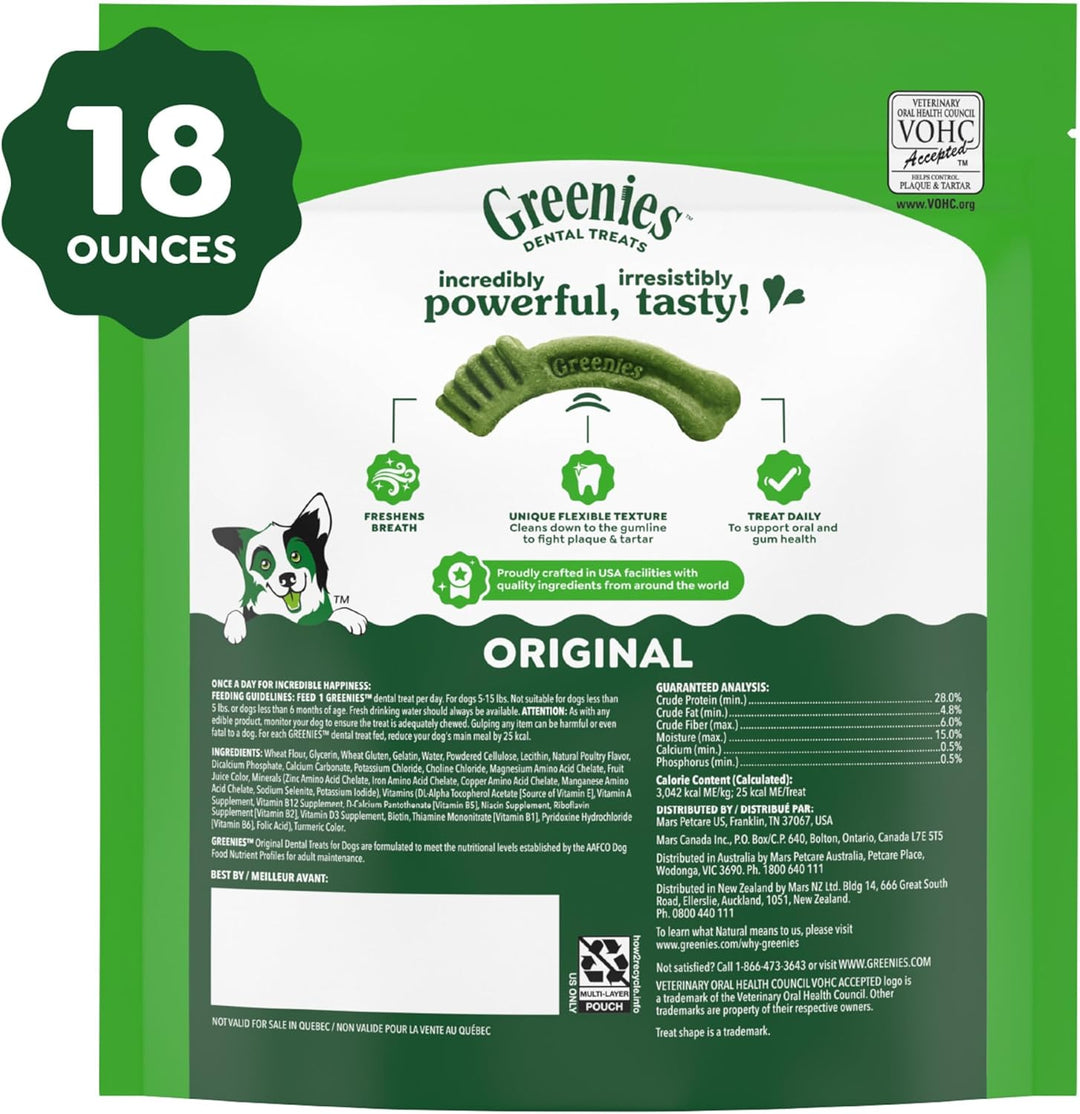 Greenies Original Hundesnacks für die Zähne 1 stück (65er Pack), 1 st&amp;