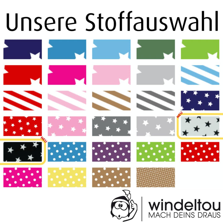 85 cm Schultüten-Nähset aus hochwertigem Stoff | Inklusive Anleitung, Stoffen, Bändern, Bügelbildern