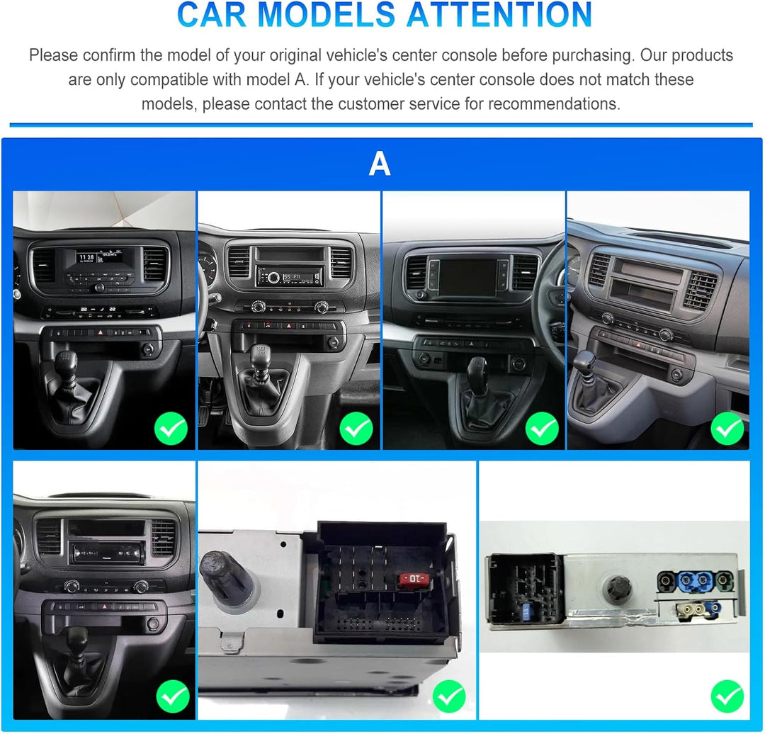 Rimoody 8 Kerne 6+128G Autoradio Android für Citroen Jumpy 3/Peugeot Expert/Toyota Proace 2016-2021