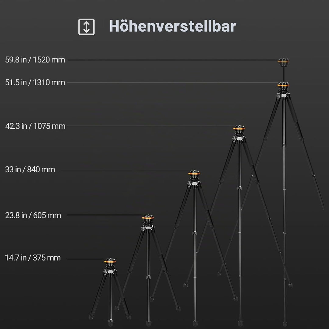 TARION Kamera Stativ Kamerastativ Reisestativ: Kompakt Dreibein Stative Leicht Videostativ aus Alumi