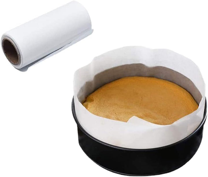 Antihaft-Backpapierrolle, doppelseitige Silikon-Kochblätter für Kuchenform, Küche, Zuhause – Weiss,