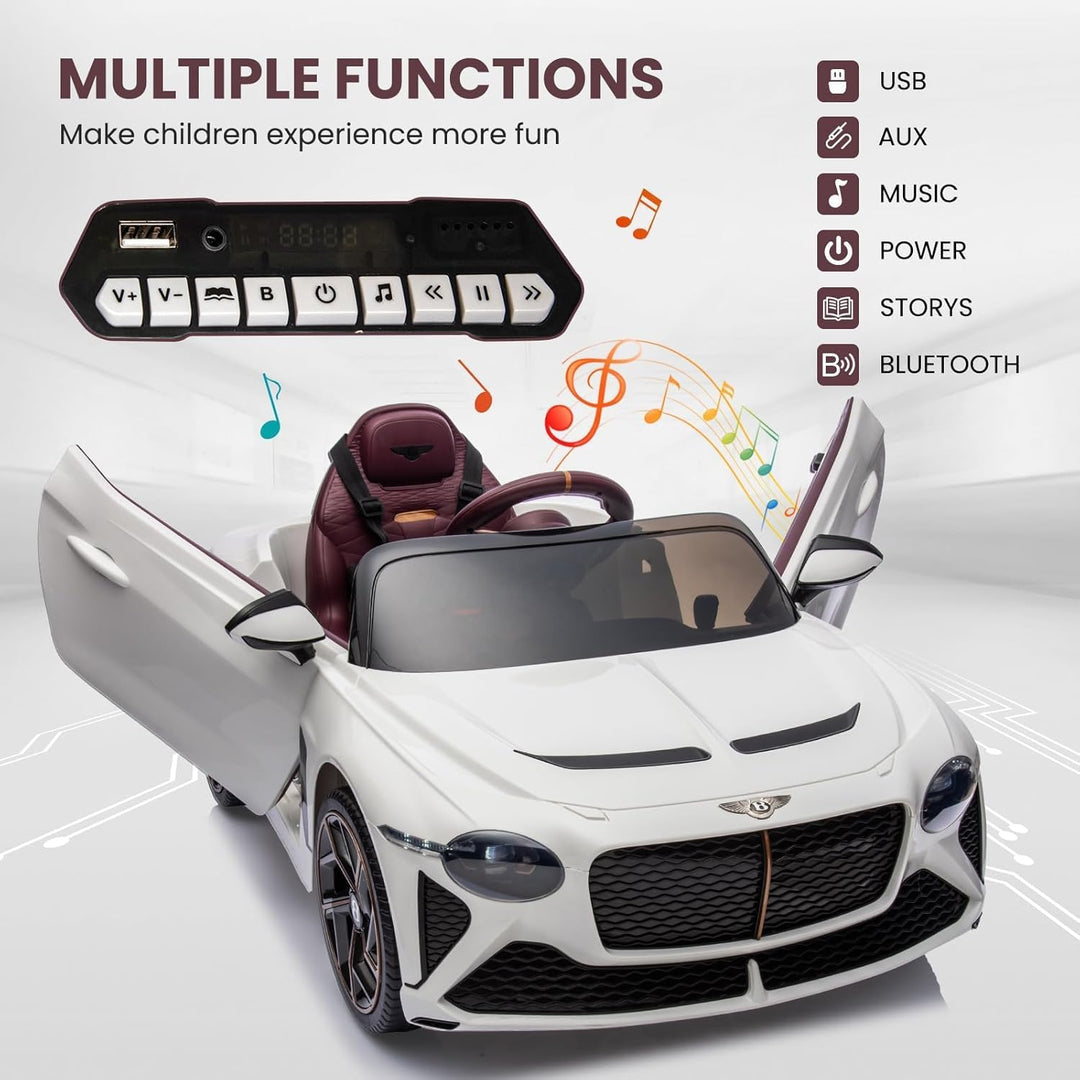 Elektroauto Für Kinder 12V, Unter Der Lizenz Von Bentley Bacalar, Ferngesteuerte Elektrofahrzeuge Fü