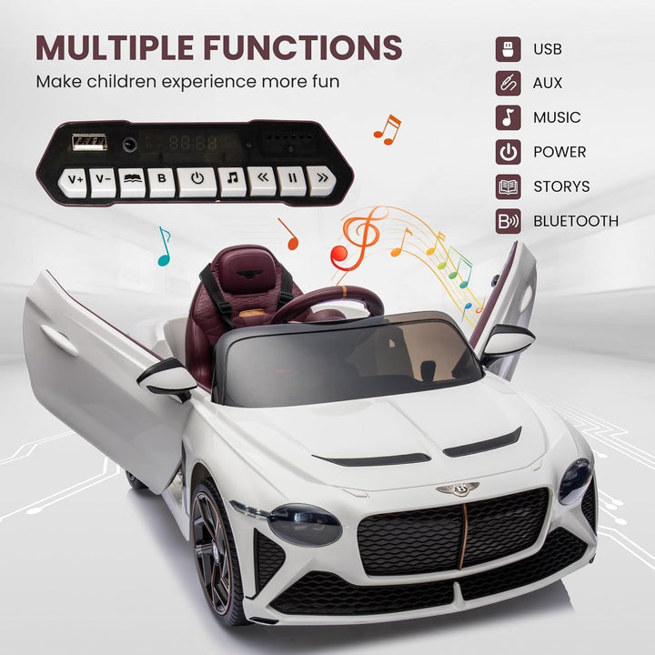 Elektroauto Für Kinder 12V, Unter Der Lizenz Von Bentley Bacalar, Ferngesteuerte Elektrofahrzeuge Fü