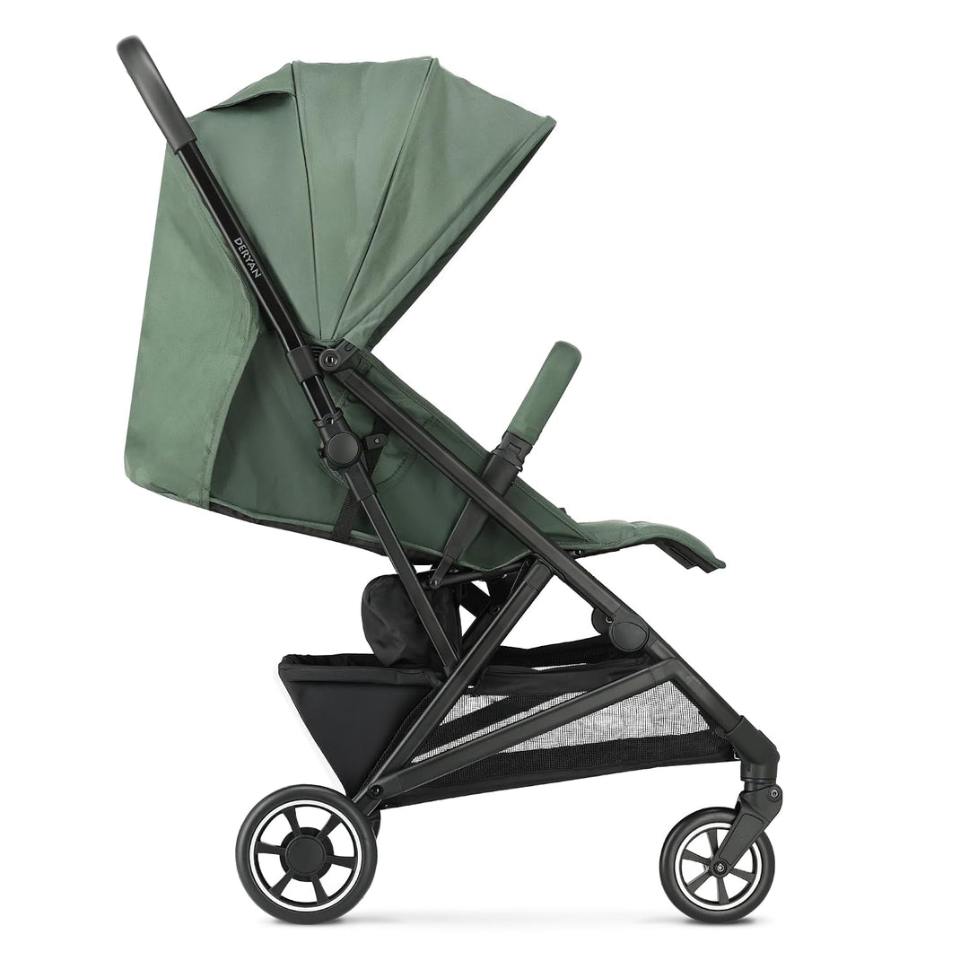 DERYAN Easy Buggy – Leichter Reisebuggy für Babys & Kleinkinder – Kompakt klappbar mit Liegefunktion