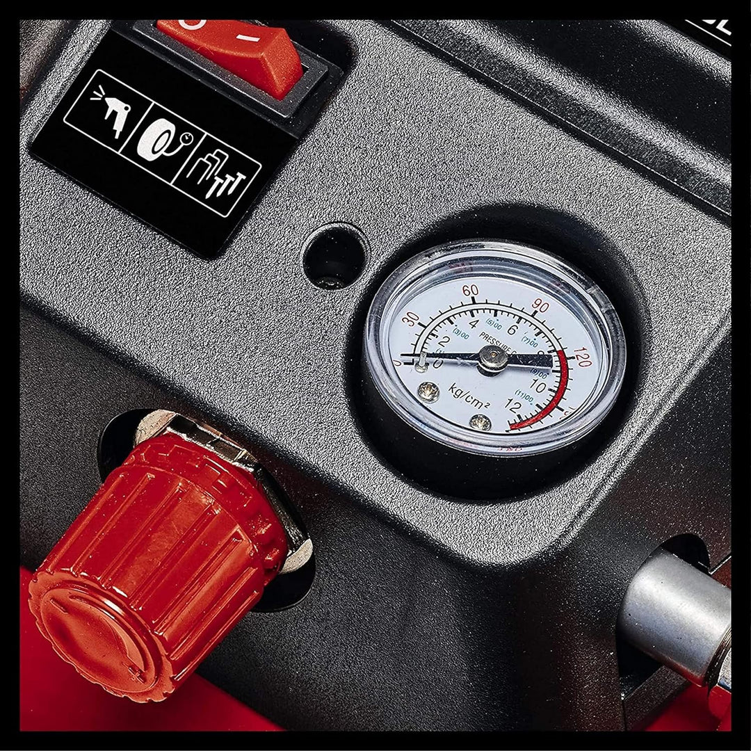 Einhell Akku-Kompressor TE-AC 36/6/8 Li OF Set Power X-Change (36 V, max. 8 bar, 6 l-Tank, 130 l/min