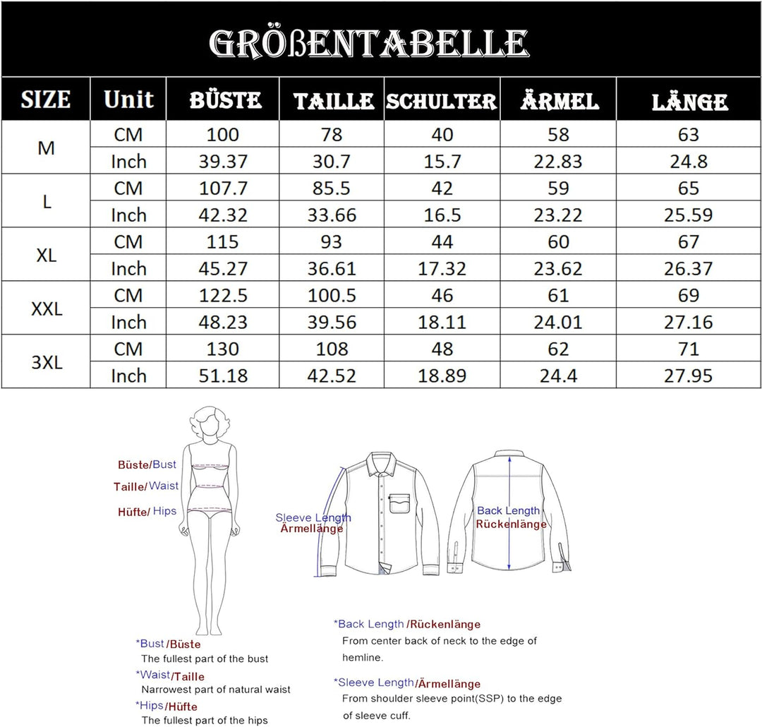 Fiamll Damen Viktorianisch Bluse Vintage Schleifenhemd Stehkragen mit Rüschen Langarmshirt Mittelalt