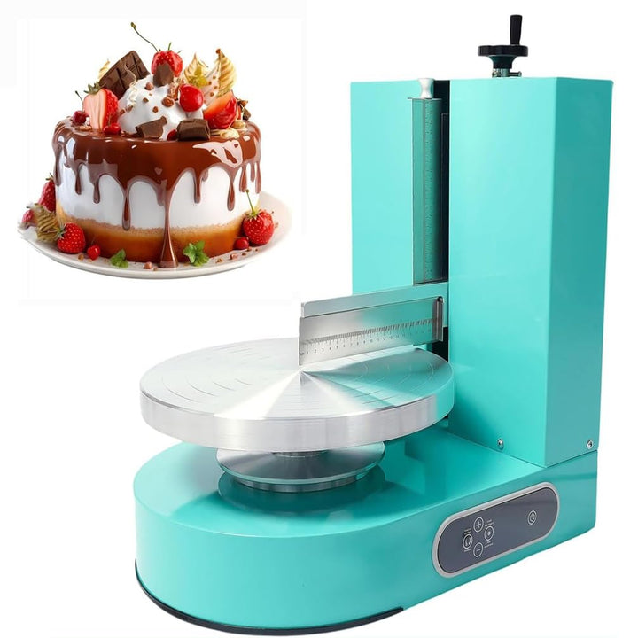 Einstellbare Tortencremestreichmaschine Automatisch Verstellbarer Tortenglätter für 4-12 Zoll Kuchen