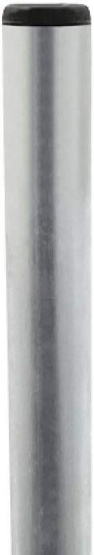 Mastfuss Standfuss 1m Mast Mastfuss + 4 Schrauben Dübel U Scheibe Set Stahl verzinkt Balkonbodenhalt