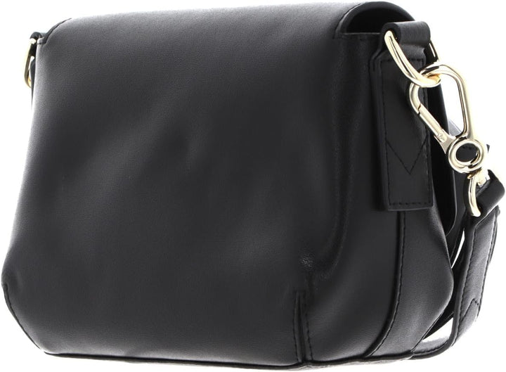 Mandarina Duck Damen Luna Schultertasche, 20x14,5x10 (L x H x W) Schwarz, Schwarz