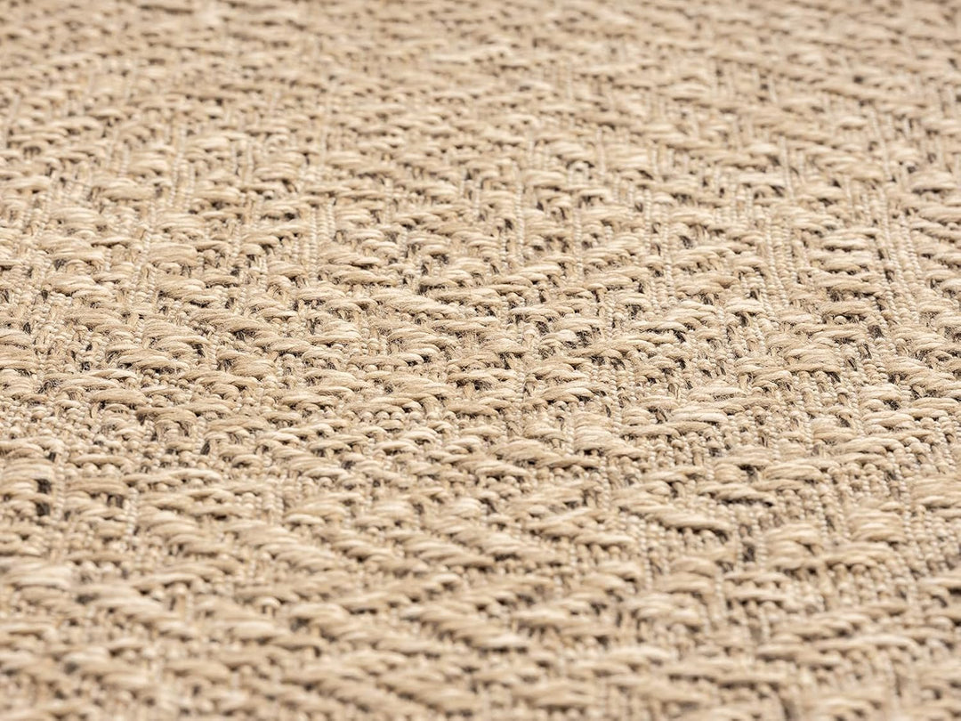 Mia´s Teppiche Soil - wetterfester In- und Outdoor Teppich im Natürlichem Jute-Look, wetterfest, gee