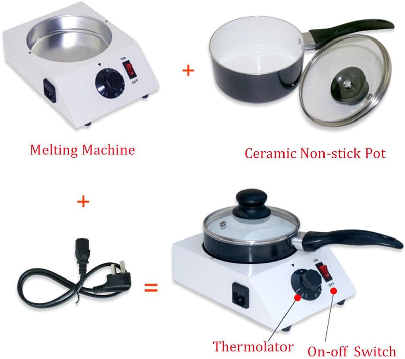 Elektrische Schokoladenschmelzer YUNRUX Schokolade Schmelzmaschine Schmelzgerät Süssigkeiten Schmelz