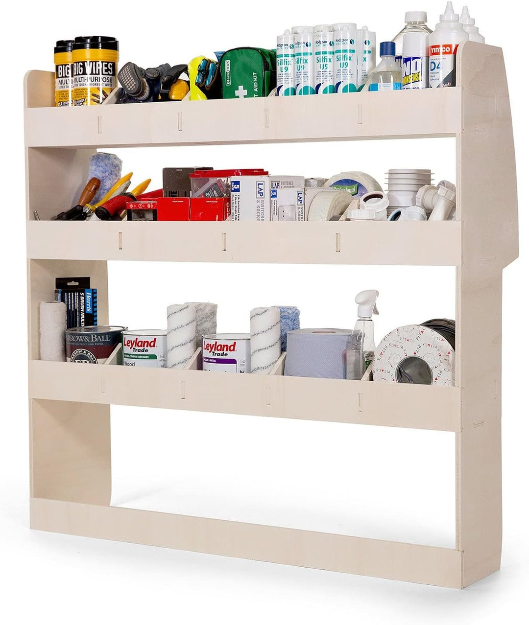 Vanify - Kompatibel mit Opel Combo L1 2019+ Fahrzeugeinrichtung Fahrzeugregale, Fahrerseite Regal