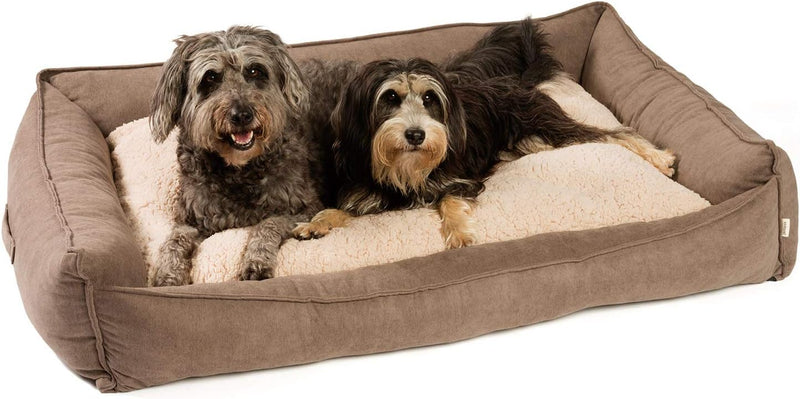 JAMAXX Premium Hundebett Orthopädisch Memory Visco Schaum Waschbar Wendekissen Wasserabweisend/Hunde