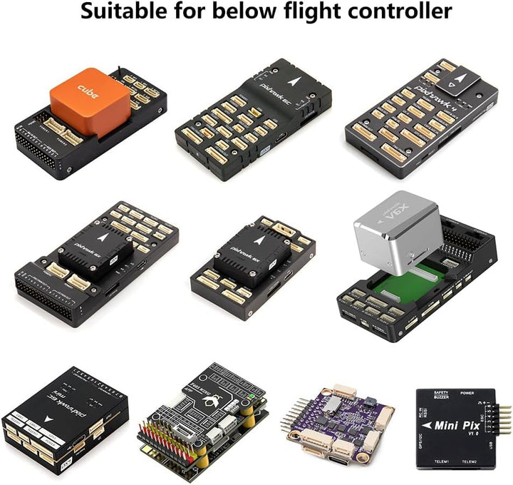 GH1.25-Stecker und vorgecrimpte Silikonkabel, kompatibel mit JST GH 1,25 mm für Pixhawk 6C 6X Pixhaw