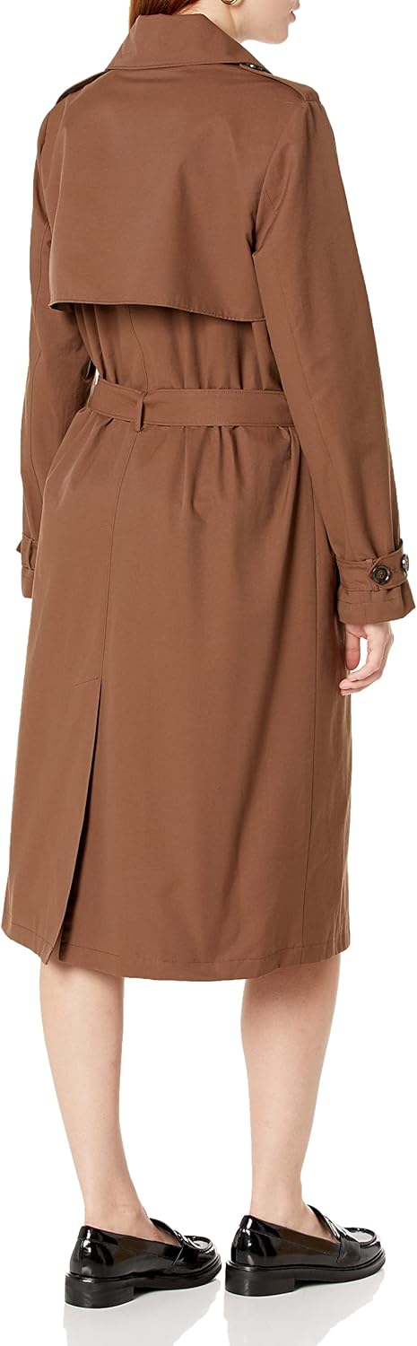 The Drop Noa Trenchcoat für Damen XL Kaffeebohnen, XL Kaffeebohnen
