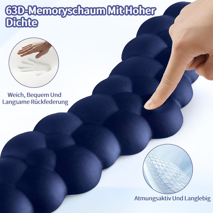 Sushret Handballenauflage Tastatur Wolke, Ergonomische Handauflage Mit PU Leder Memory Schaum, Cloud