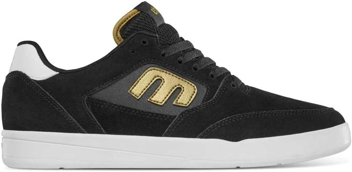 Etnies Herren Veer Skate-Schuh 43 EU Schwarz Gold Weiss, 43 EU Schwarz Gold Wei&#xDF;