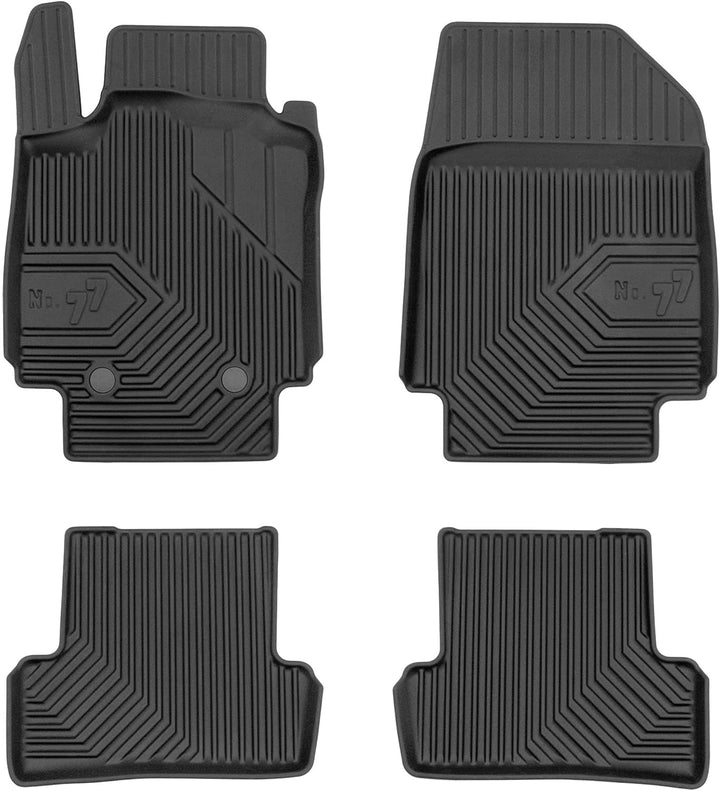 SMK Gummimatten auto fussmatten Satz für Renault Clio III 2005-2012 Erleben Sie einen neuen Standard