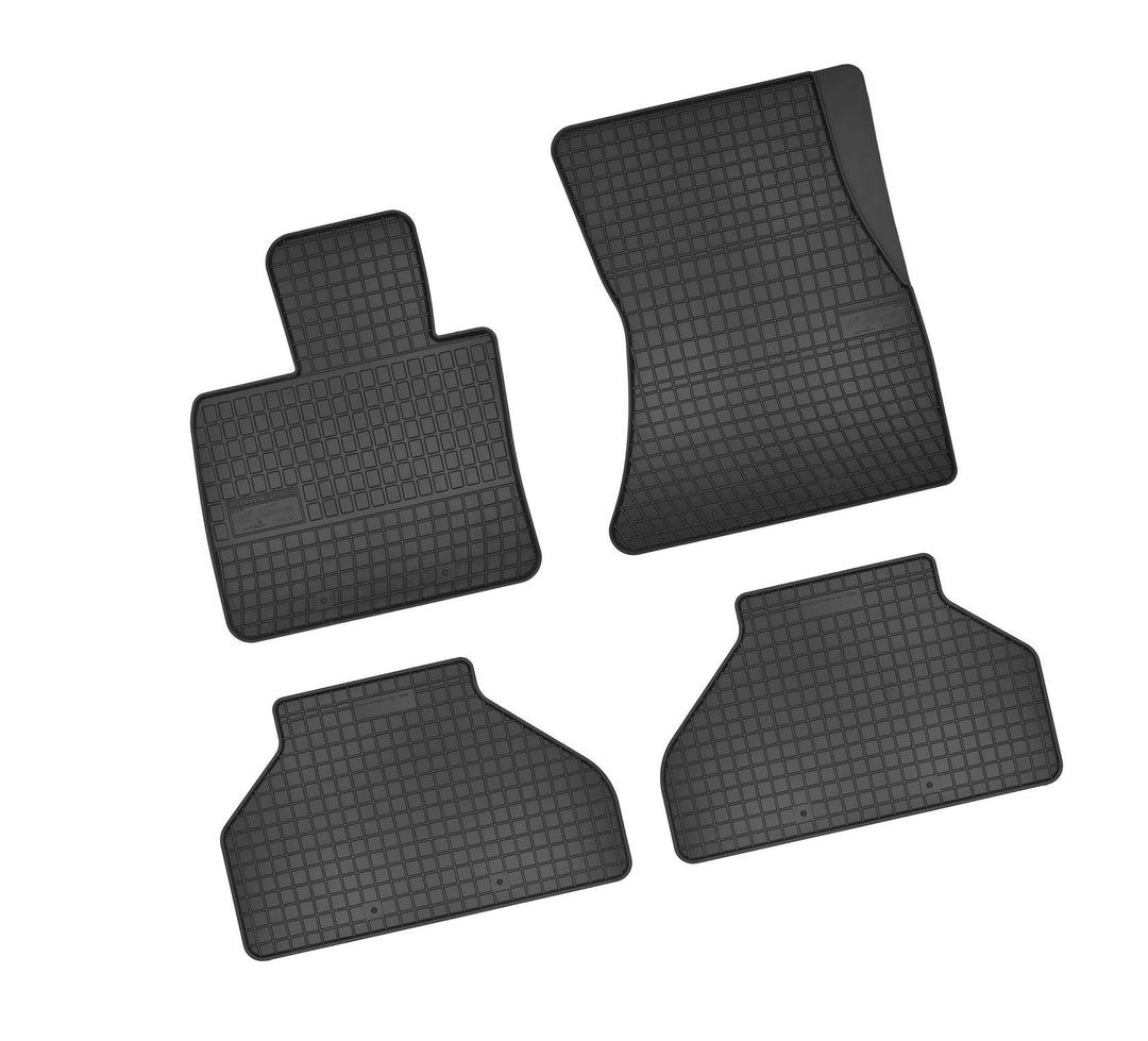 Bär-AfC BM00373 Gummimatten Auto Fussmatten Schwarz, Erhöhter Rand, Set 4-teilig, Passgenau für BMW