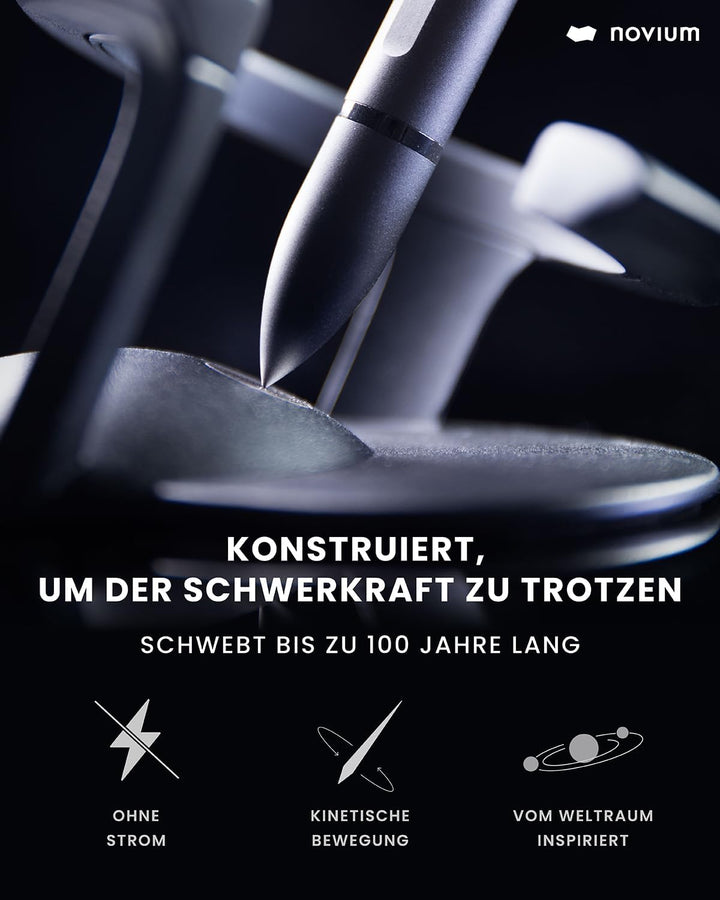 novium Hoverpen Interstellar - Anti-Schwerkraft-Kugelschreiber | Von der Raumfahrt inspiriertes Desi