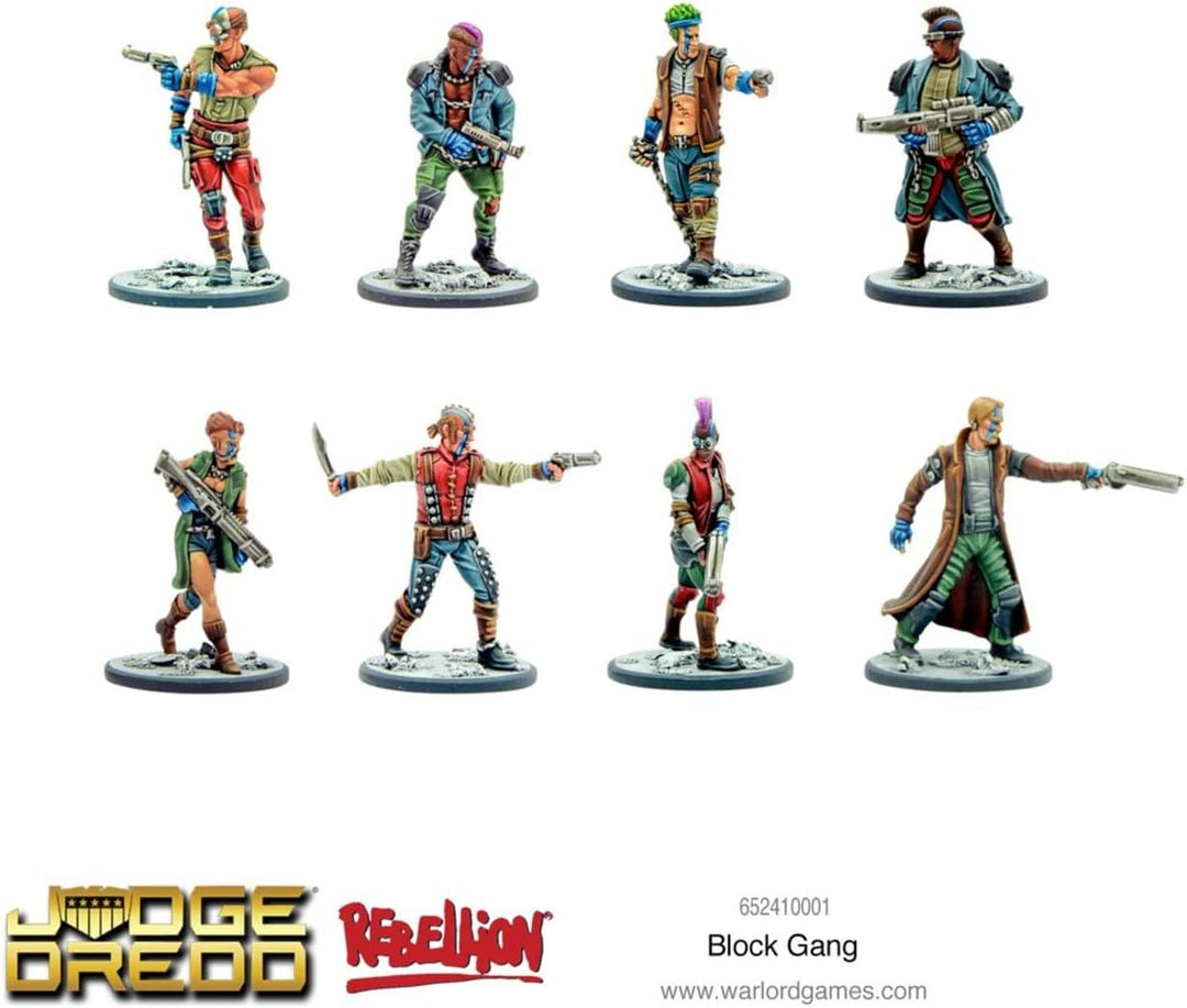 Judge Dredd Warlord Games Block Gang
