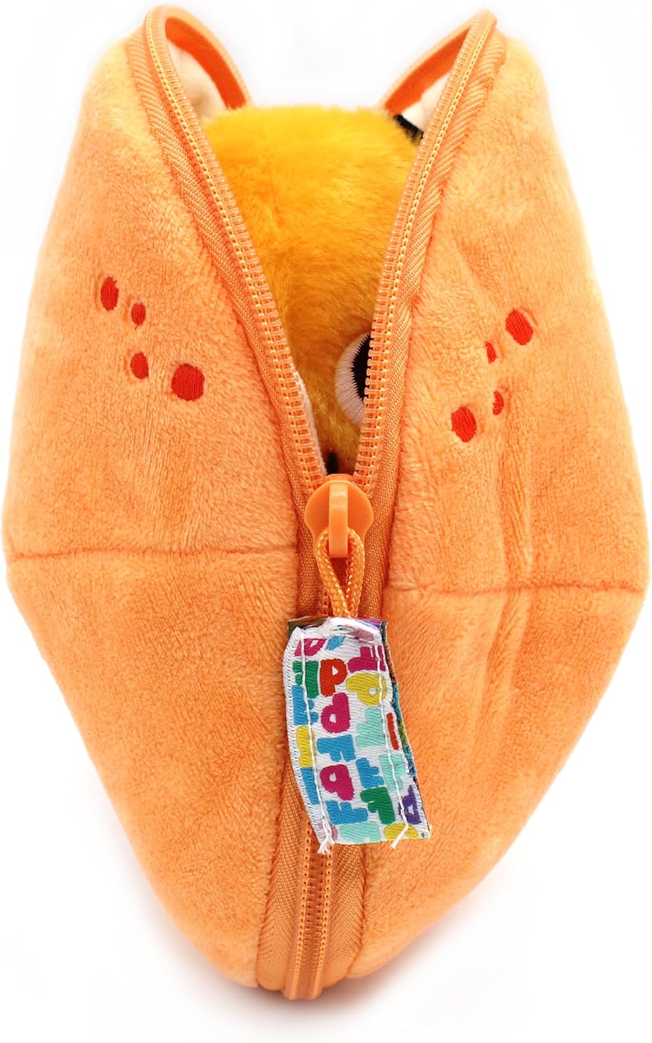 LES DÉGLINGOS Flipetz Buzzet The Bee Dekokissen – wendbares 2-in-1-Plüschkissen von Mandarine zu Bie