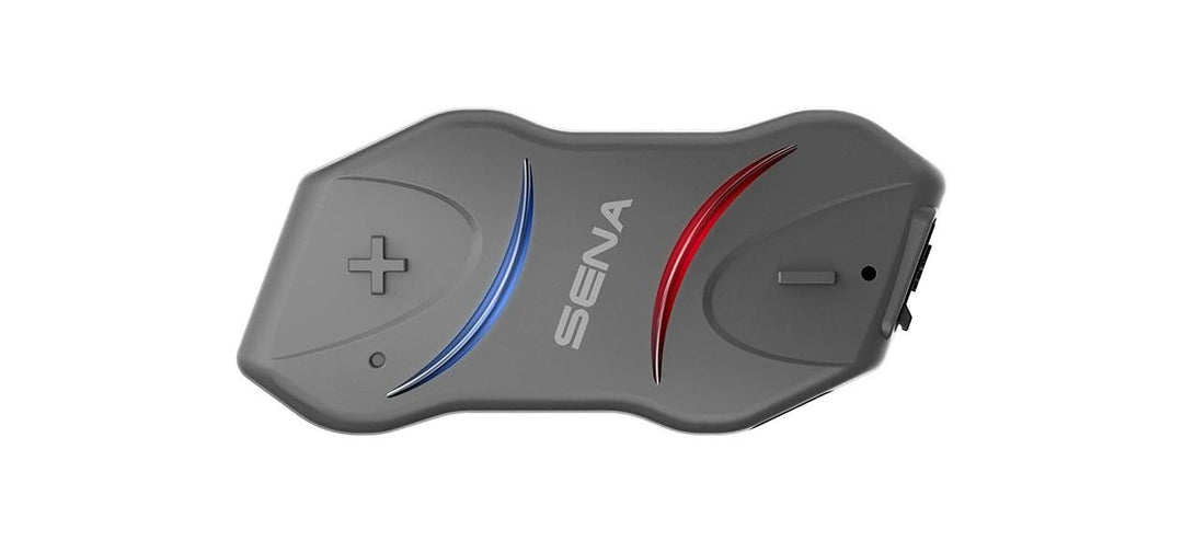 Sena 10R Flaches Motorrad Bluetooth Kommunikationssystem, Einzelpack, Schwarz, Einzelpack