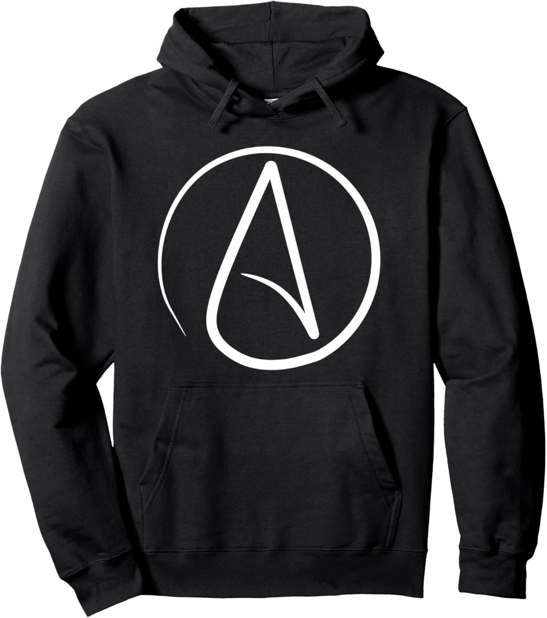 Atheist Geschenke Atheist Atheismus Logo Atheist Pullover Hoodie